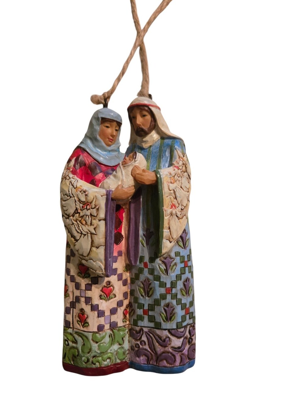 Jim Shore Blessed Family Holy Family hanging  Christmas ornament 2007